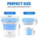 Folding washing machine - Blue