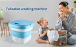 Folding washing machine - Blue