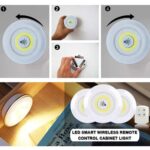 Veilleuses LED COB avec télécommande sans fil intelligente