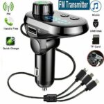 Kit mains libres sans fil Bluetooth 5.0 pour voiture Q15