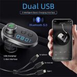 Kit mains libres sans fil Bluetooth 5.0 pour voiture Q15