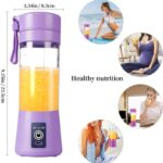 Mini mélangeur électronique 380ml, tasse mélangeur, Rechargeable par USB