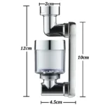 Nouveau Aérateur de robinet rotatif à 1080 ° avec élément filtrant