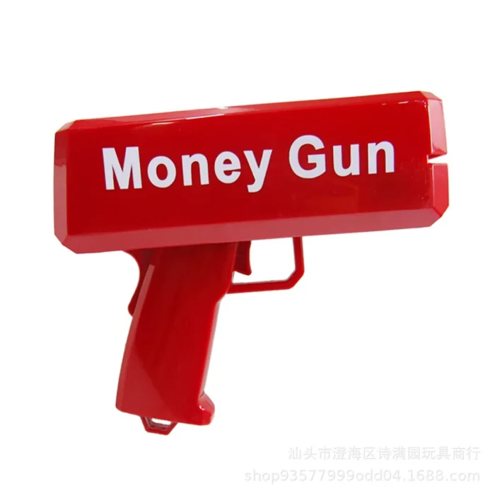 Super Money Gun Shooter Jouets Pistolet À Argent Rouge