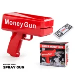 Super Money Gun Shooter Jouets Pistolet À Argent Rouge