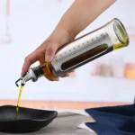 Distributeur de bouteilles d'huile d'olive de soja de sauce au vinaigre en acier inoxydable