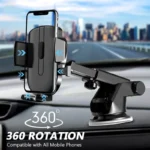 support téléphone pour voiture  360° 