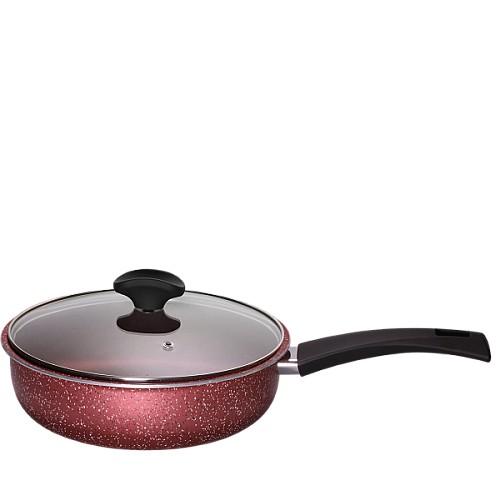 SAUTEUSE 24+CV COOK'ART GRANITE ROUGE