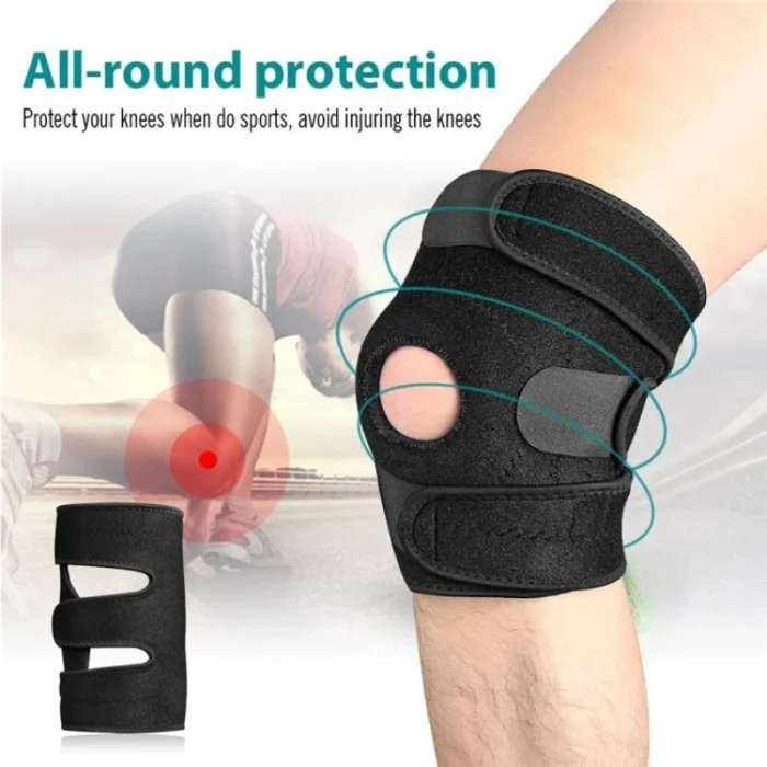 Ceinture de soutien du genou pour rotule, bande élastique de bandage pour le sport, sangle pour le genou