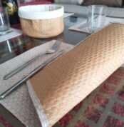 Set dessous de plat en raphia