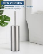 Ensemble Poubelle avec pédale 3l + brosse WC Inox brillant