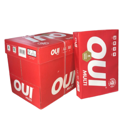 BOX DE 5 RAMES DE PAPIERS OUI 80 G