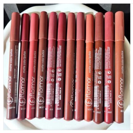 12 Crayons à lèvres Flormar Matte